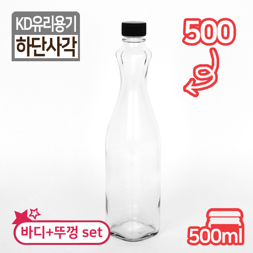 KD-공통500(하단사각)스크류(검정캡)
